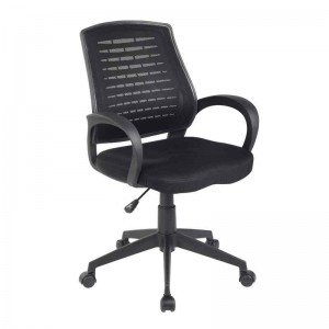 Καρέκλα γραφείου με μπράτσα δίχρωμη 424-25-008