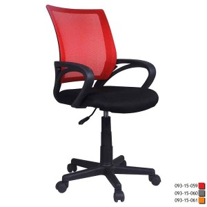 Καρέκλα γραφείου με μπράτσα δίχρωμη 093-15-059