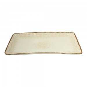 Ankor Πιατέλα ορθογώνια πορσελάνης 27x16εκ. Premium desert 8256-09