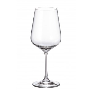 BOHEMIA Ποτήρι κόκκινου κρασιού κρυστάλλινο 450ml σετ 6τεμ.Strix 0803084