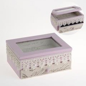 Inart Μπιζουτιέρα MDF 3-70-839-0142
