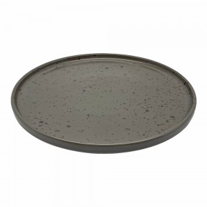 Ankor Πιάτο ρηχό πορσελάνη 27εκ.Vertical Premium Space grey 8255-11
