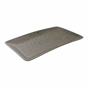 Ankor Πιατέλα ορθογώνια πορσελάνης 27x16εκ. Premium Space grey 8255-09