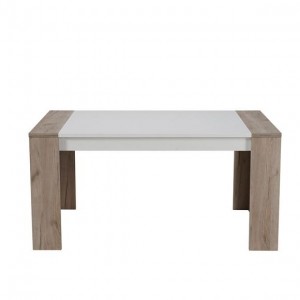Cremona TS τραπέζι grey oak/λευκό 154x90.5x75 11007453