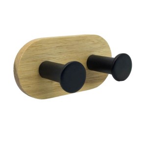 Ankor κρεμάστρα διπλή μέταλλο/ξύλο 9x4,5x3,6εκ 824892
