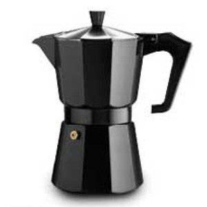 Pezzetti Καφετιέρα Espresso 1 φλυτζάνι μαύρη Italexpress 040.100201 