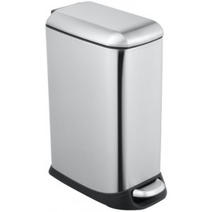 Estia Κάδος Απορριμάτων 20lt inox Ματ με Πεντάλ Slim 01-9137