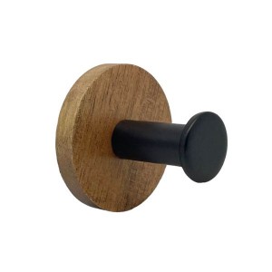 Ankor κρεμάστρα μονή μέταλλο/ξύλο 4,8x4,8x3,6εκ 824885
