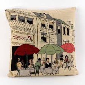Inart Μαξιλάρι υφασμάτινο 43x43εκ. 3-40-199-0001