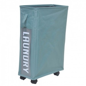 Ankor Καλάθι Άπλυτων Υφασμάτινο Πετρόλ 40L 823499