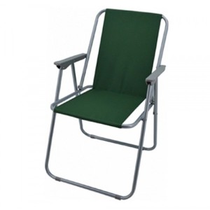 Ankor Καρέκλα παραλίας μεταλλική πτυσσόμενη 53x58x75εκ πράσινη 805518