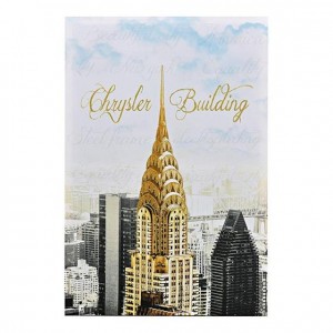 Inart Πίνακας printed καμβάς Chrysler Building 3-90-775-0171