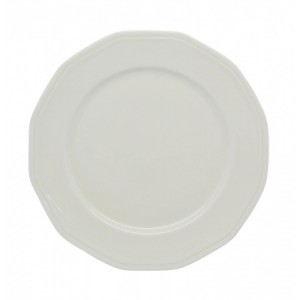 Ankor Πιάτο Ρηχό Premium Classic Πορσελάνινο Εκρου 27Εκ. 8253-01